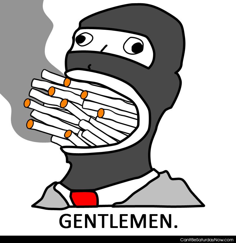 Gentlemen smoker 2 - he likes to smoke