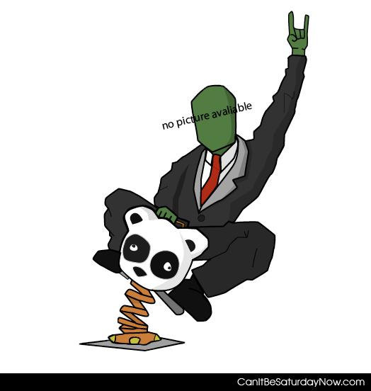 Anon panda rider - anon person riding a panda