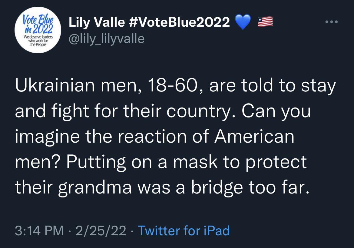 wear the mask for grandma - they will say its too much