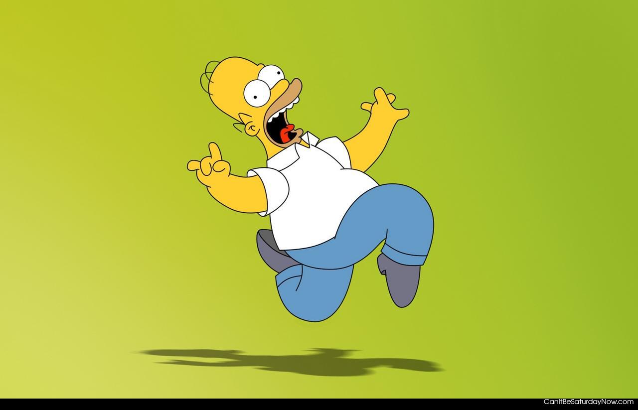 Crazy homer - Homer skipping