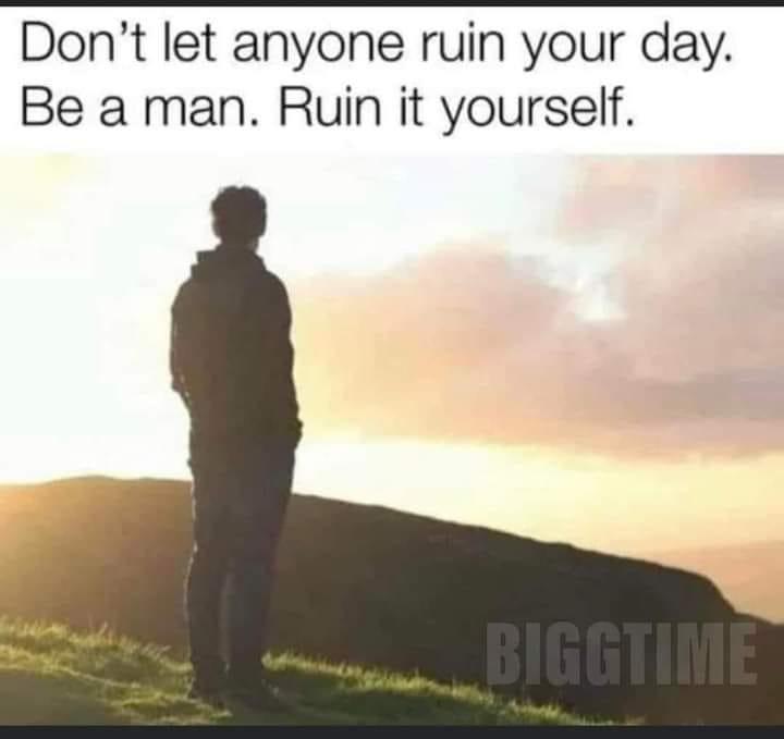 ruin it yourself - do it