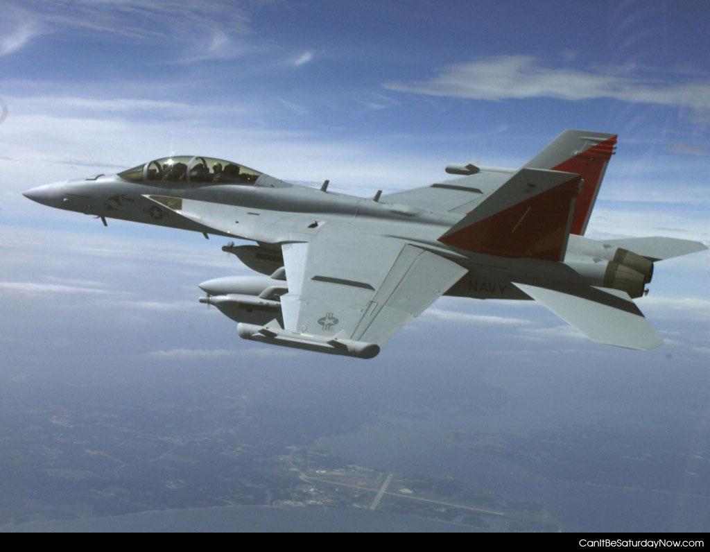 USAF jet side - United States Air Force Jet plane form the side