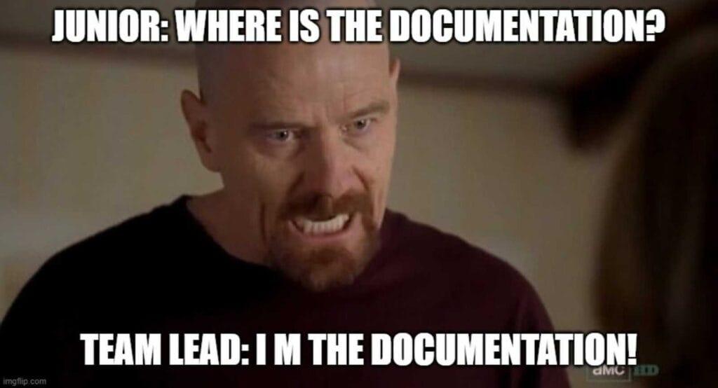 I am the documentation - just ask me