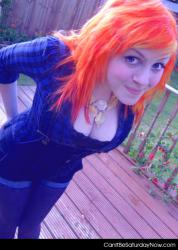 Orange hair