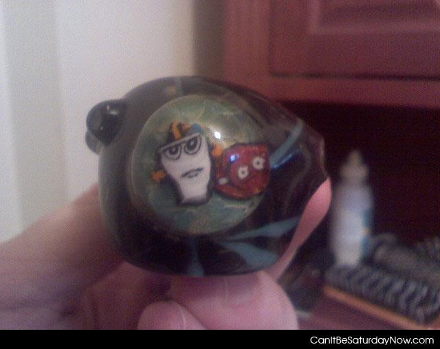 ATHF pipe - Pipe with Aqua Teen Hunger force on it