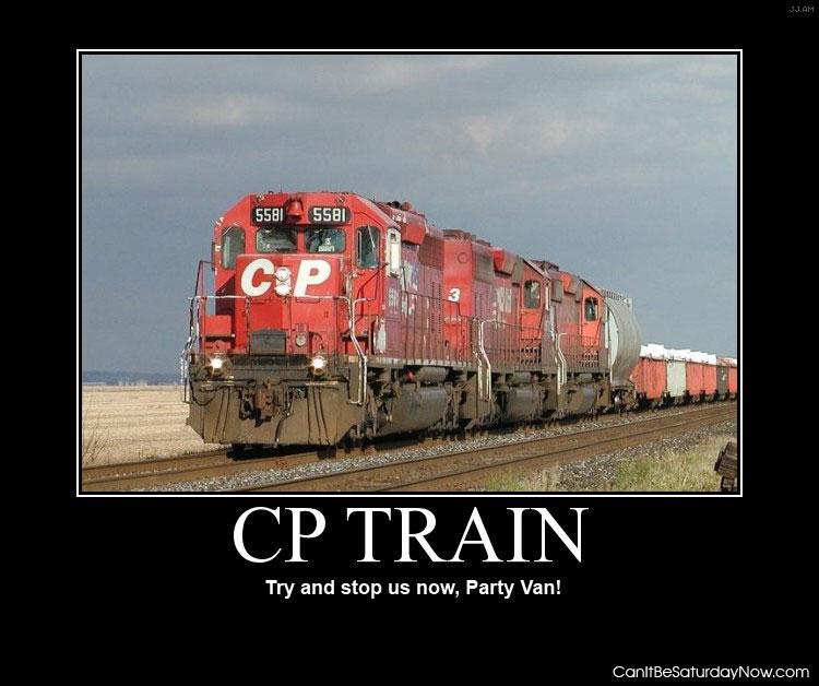 Train vs van - cp train vs v& who will win ?