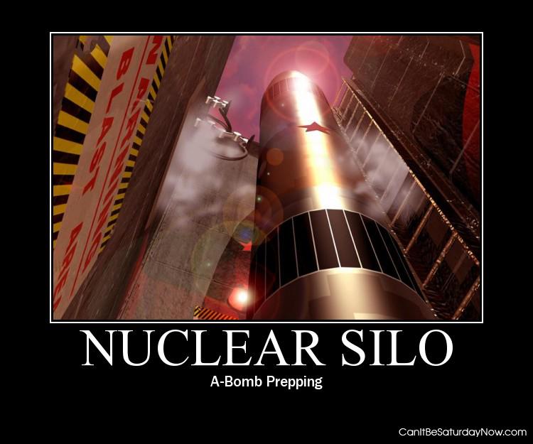 Nuclear Silo - A-Bomb Prepping. From the classic red alert
