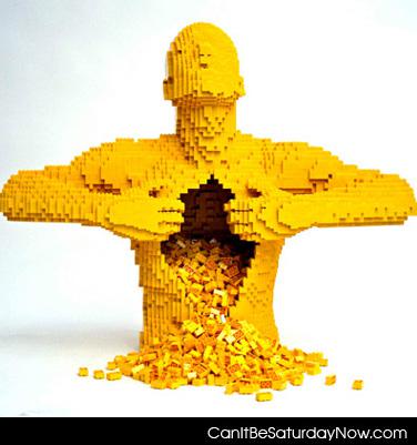 Lego inside - what if were all Legos on the inside
