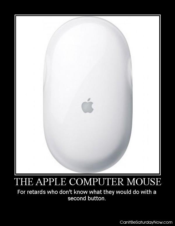 Apple mouse - for people who don't need more than one button