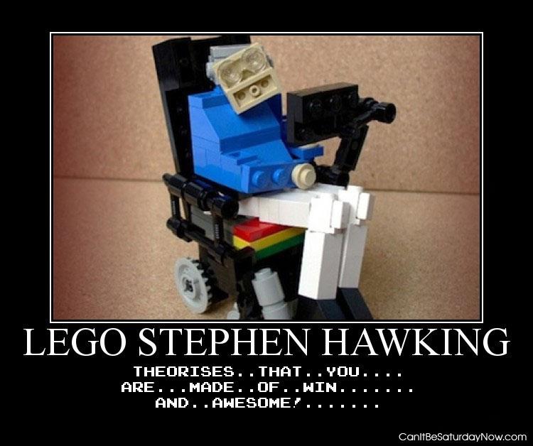 Lego hawking - made of win