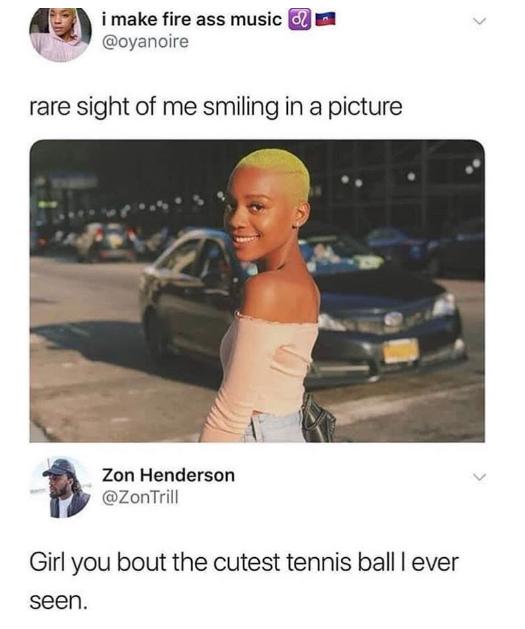 Cute tennis ball - get called out