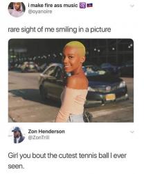 Cute tennis ball