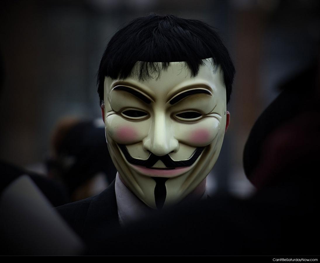 Anon smile - anon mask