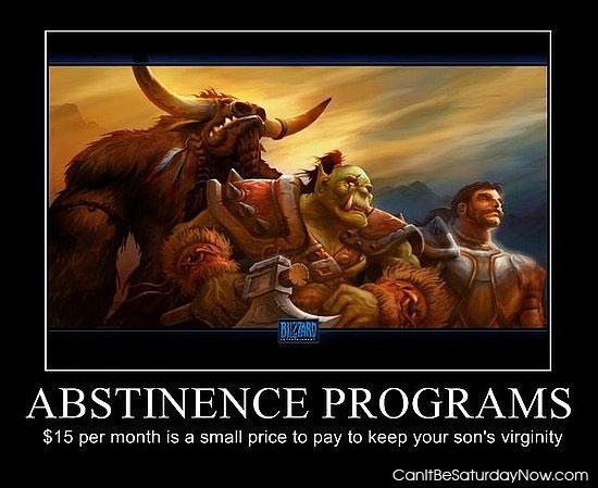 Abstinence programs - not a bad deal