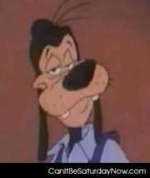 Goof face