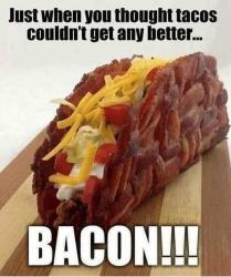 bacon tacos