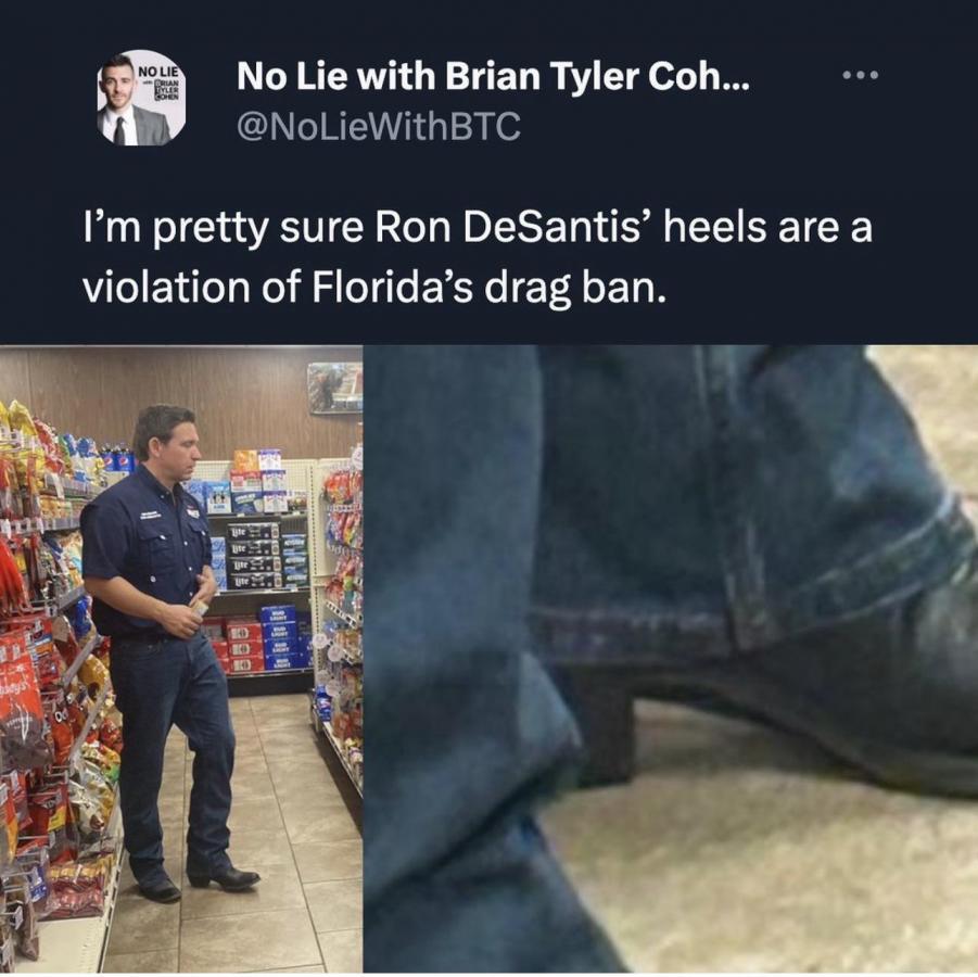 Ron heels - short man
