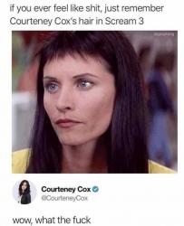Courtney Cox's hair