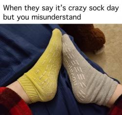 crazy sock day