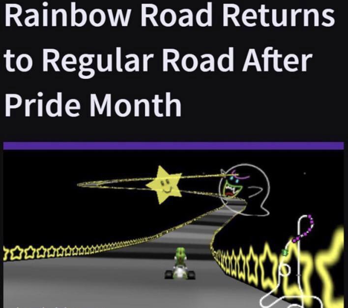 After Pride Month - back to regular