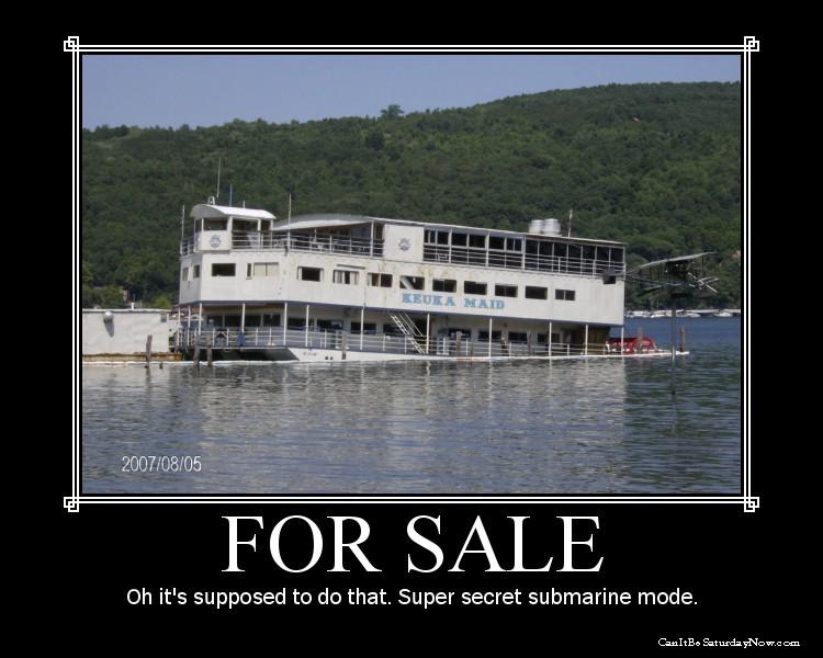 Boat for sale - Submarine mode