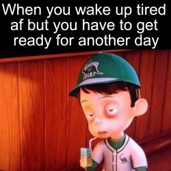 wake up tired
